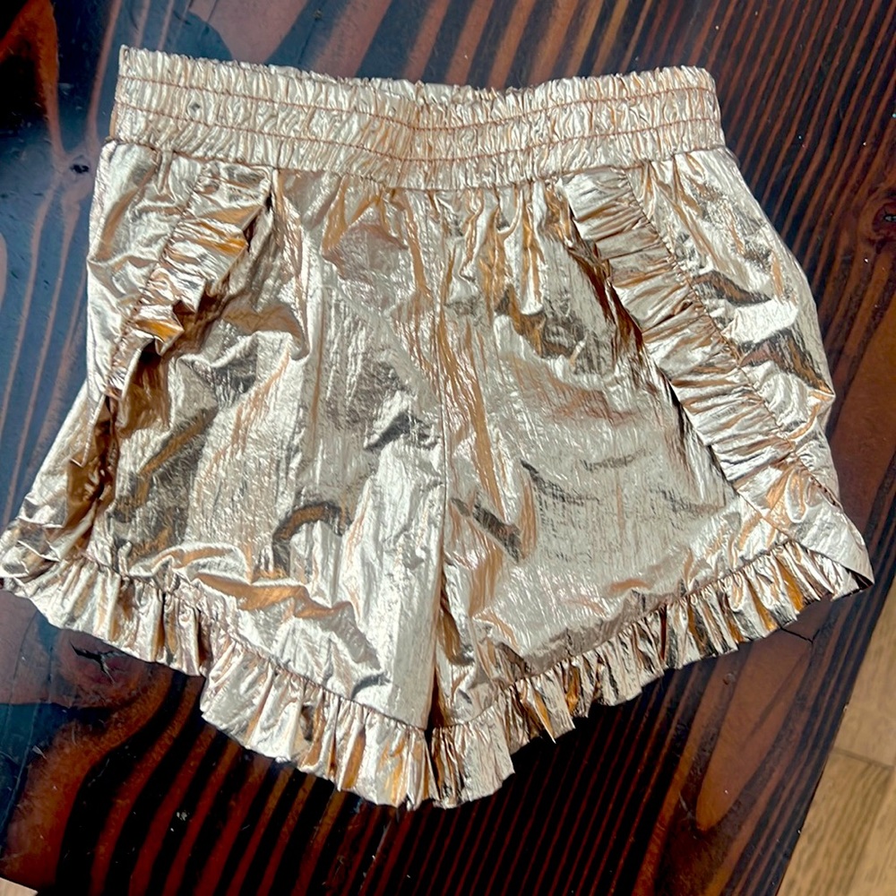 Metallic toddler shorts by EGG size 3